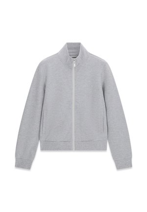 Guess, SWEATSHIRT MIT HOHEM KRAGEN - Sweat zippé - grau