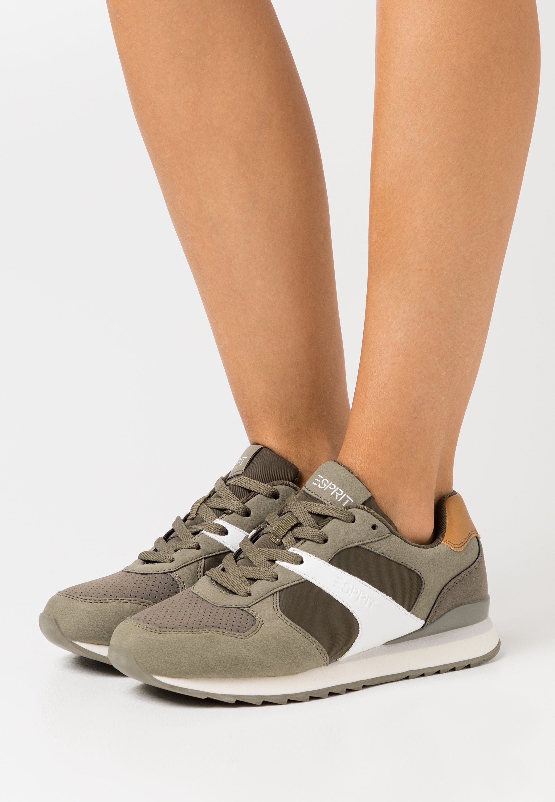 Esprit AMBRO - Sneakers laag - leaf green/kaki - Zalando.nl