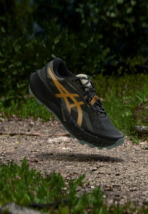 ASICS, TRABUCO 14 - Обувки за бягане по пресечен терен - vintage khaki/black