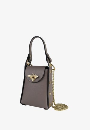 DrachenLeder Handtas - braun taupe