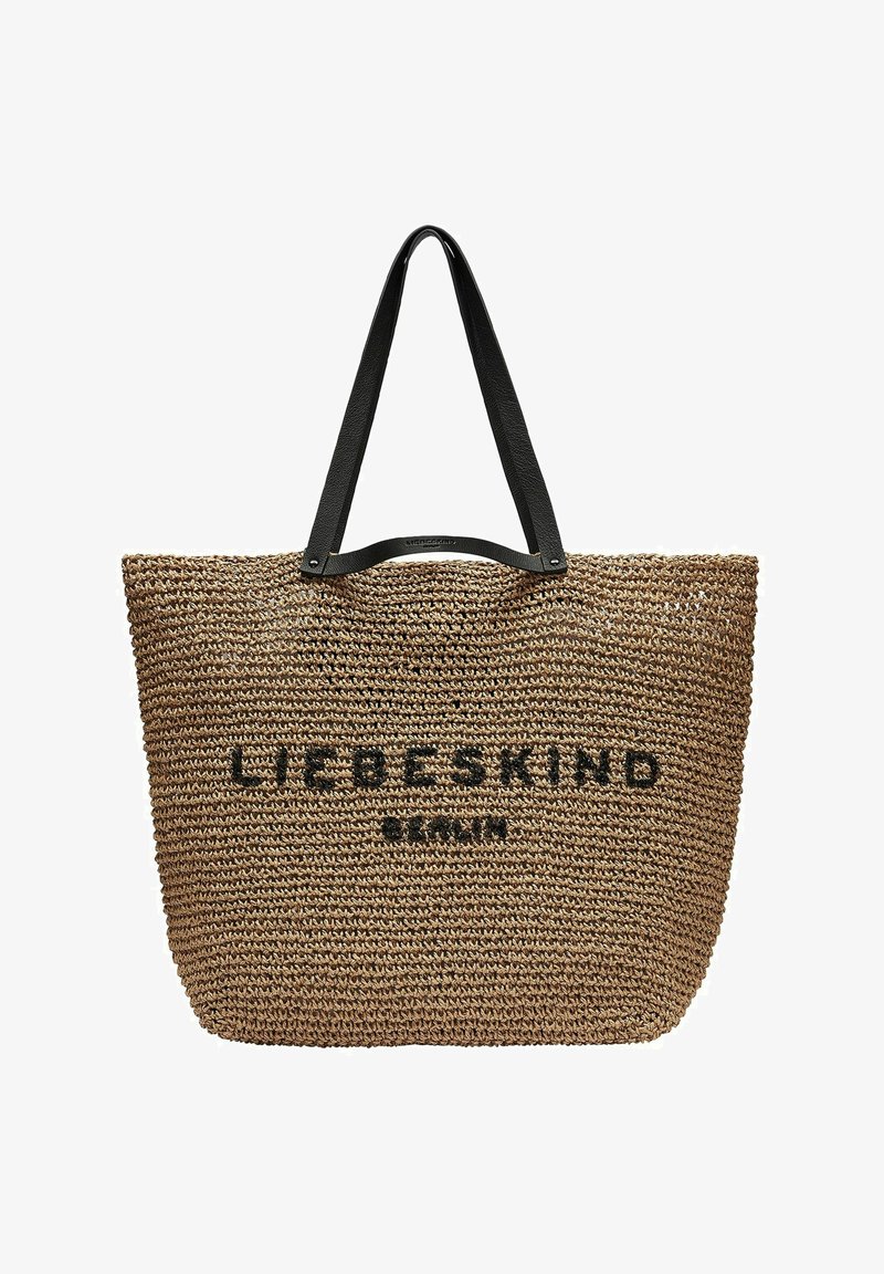 Liebeskind Berlin AURORA SHOPPER L SHOPPER AUS CANVAS - Shopping bag - taupe/beige Liebeskind Berlin AURORA SHOPPER L SHOPPER AUS CANVAS - Shopping bag - taupe/beige