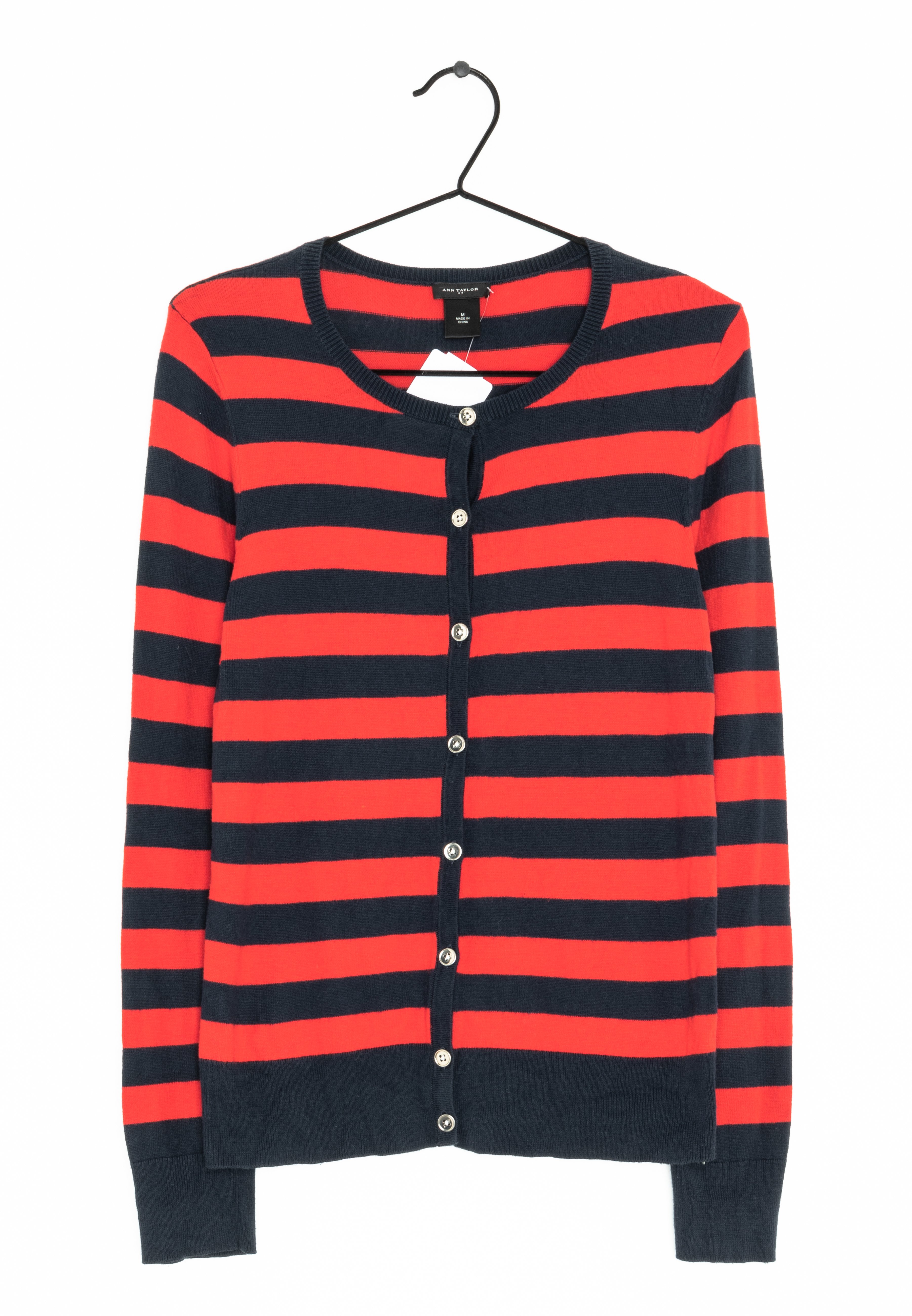 ANN TAYLOR Cardigan - red black/red 