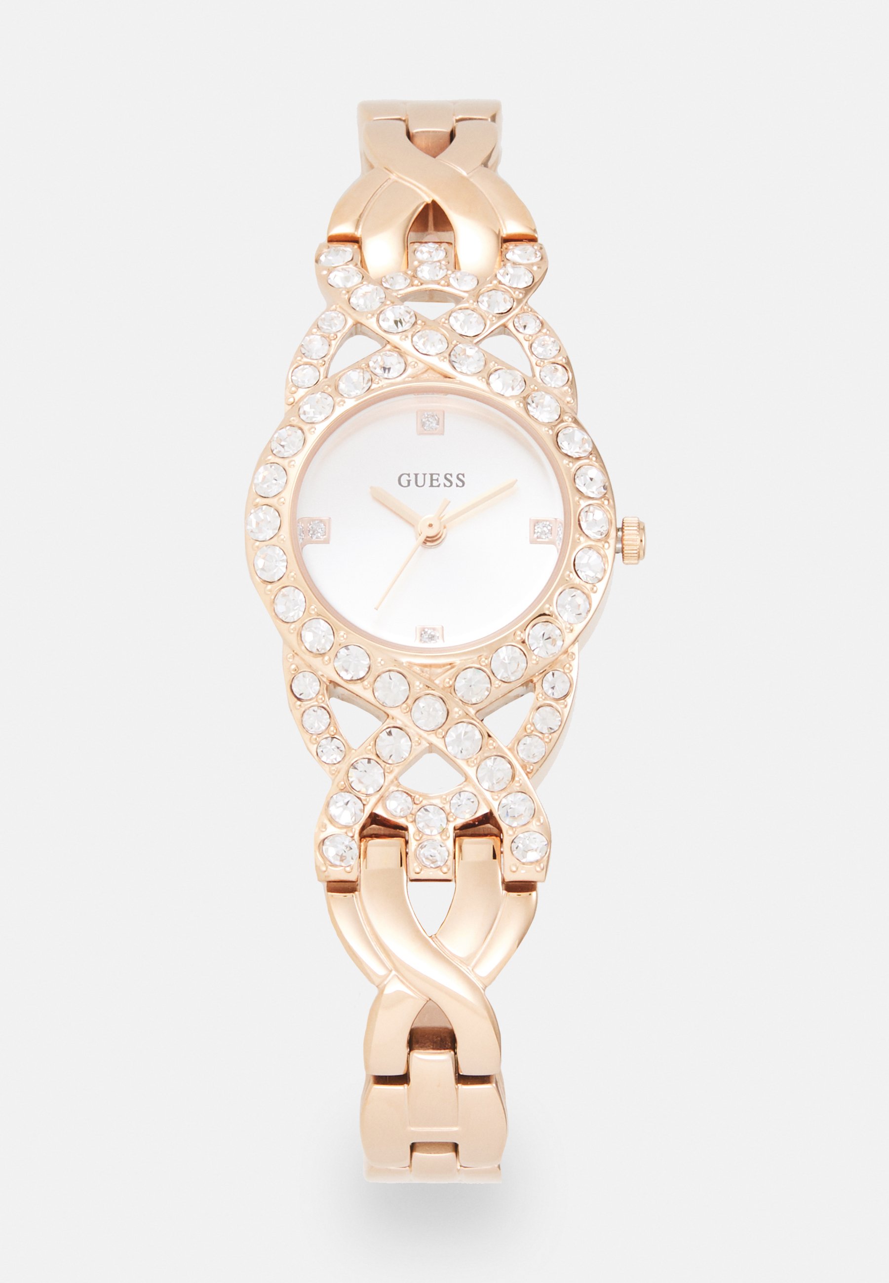 Gold Tone Guess Uhr Rose Gold Guess ADORN Uhr Rose Gold-coloured