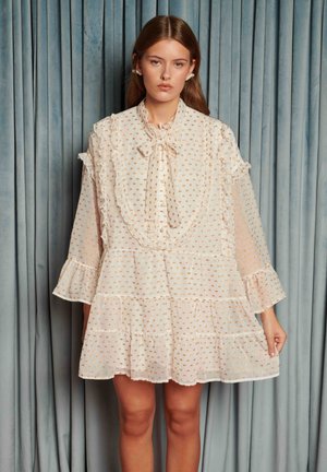 FANCIFUL MINI DRESS - Robe de soirée - ivory