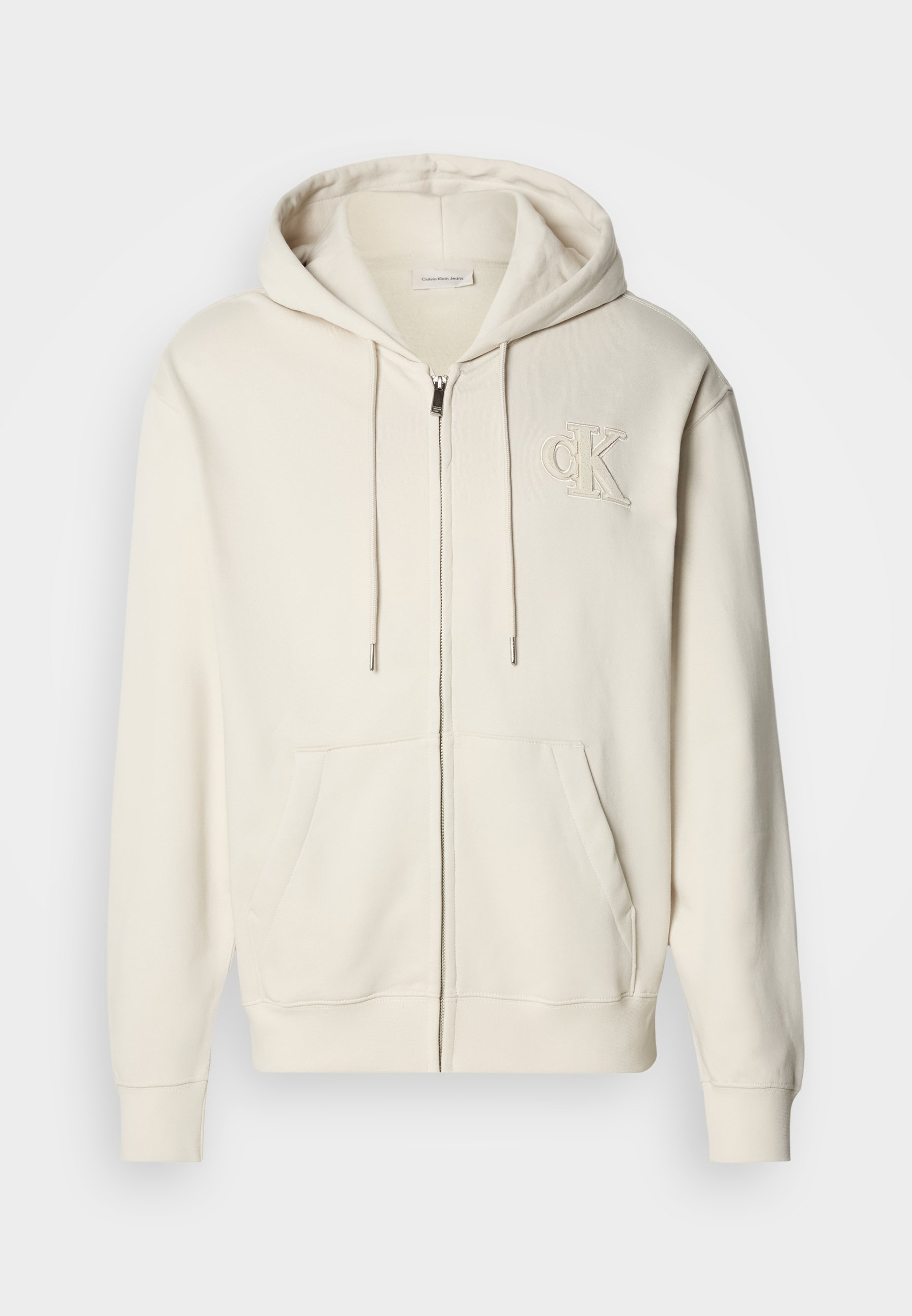 Calvin Klein Jeans GIFT GIVING - Mikina na zip - chalk