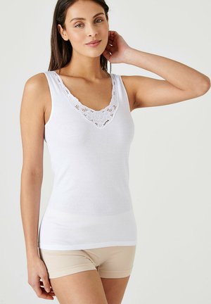 ESSENTIAL APPLICATION FLORALE - Unterhemd/-shirt - white