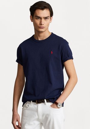 CLASSIC FIT HEAVYWEIGHT JERSEY T-SHIRT - Basic T-shirt - newport navy
