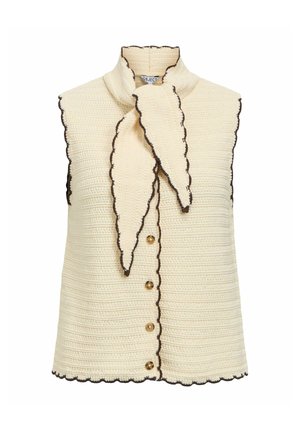 Object, TOP KNITTED SCARF - Veste sans manches - birch