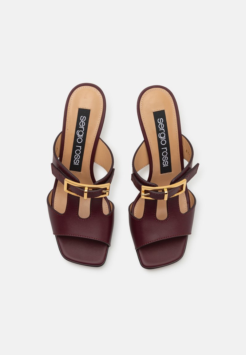 Mules Sabot Femme Sabots Mules Dr Punto Rosso 7700 Femme - Chaussons Confort Talon 4cm Semelle PU Légère
