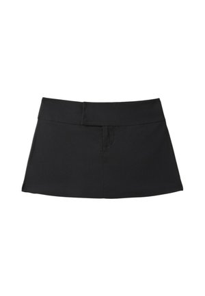 Stradivarius, WIDE WAISTBAND MINI SKORT - Skort - black
