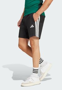adidas Sportswear - Korte sportsbukser - black   white Miniaturebillede 1
