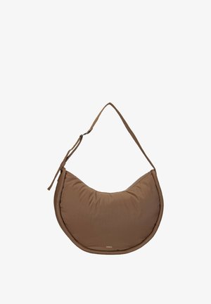 Sandqvist, CURVE HALFMOON UNISEX - Handbag - dark taupe