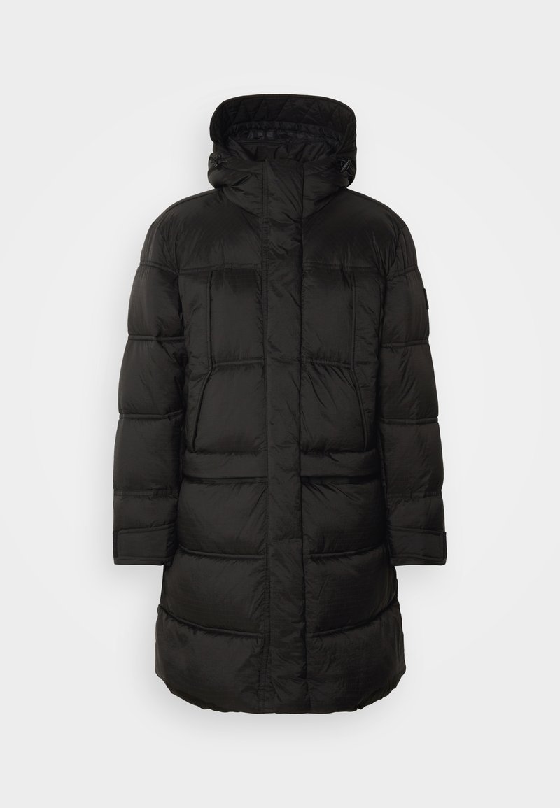 Boss Wintermantel zwart