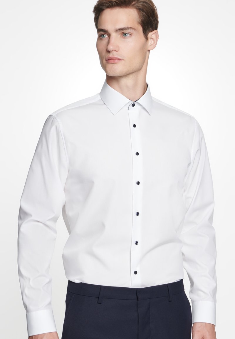 Herren Freizeithemden | Seidensticker SHAPED FIT Hemd white/weiß - KT23307 Herren Freizeithemden | Seidensticker SHAPED FIT Hemd white/weiß - KT23307