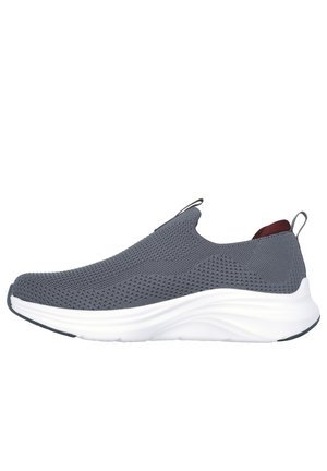Skechers Sport VAPOR FOAM COVERT - Scarpe senza lacci - dunkelgrau rot
