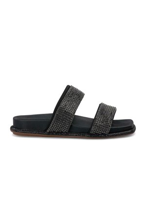 Pantolette flach - black