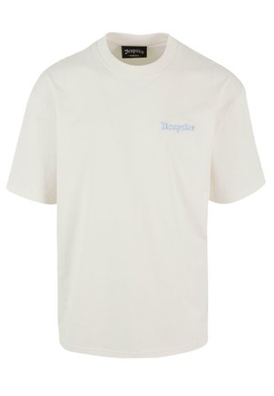 Dropsize, HEAVY EMBO  - T-shirt basique - coconut cream
