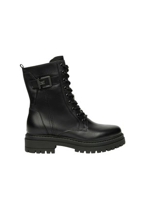 Stivaletti con plateau - nero