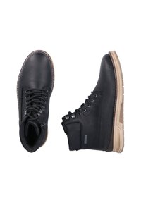 Rieker Botines con cordones - schwarz
