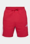 ESSENTIALS THREE STRIPES FRENCH TERRY - Short de sport - active maroon/white