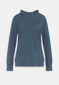 WOMEN'S TUENNO PULLOVER - Majica s kapuljačom - dark sea