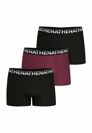 LOT DE 3 PACK - Boxers - noir prune noir