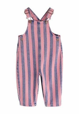 Next, REGULAR FIT - DENIM DUNGAREES  . - Latzhose - pink navy blue