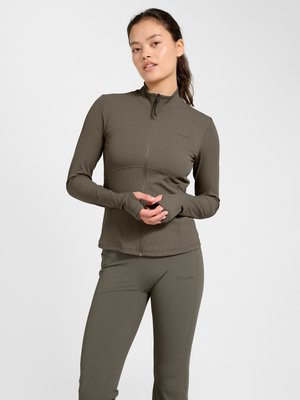 Hummel PRIMA W ZIP - Trainingsjacke - major brown