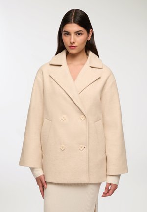 Cappotto classico - avorio melange