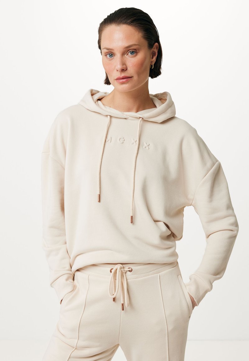 Mexx DROPPED SHOULDER WITH EMBOSSING Sweater cream/beige Zalando.nl