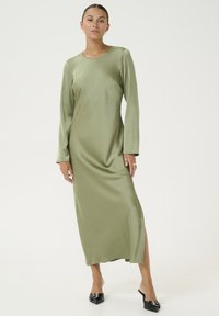 Kaffe HILL - Maxikleid - oil green