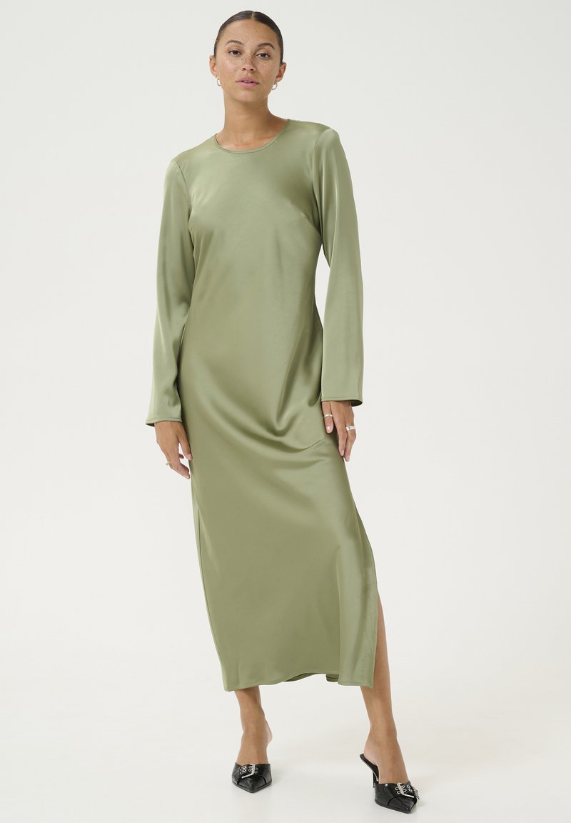 Kaffe HILL - Maxikleid - oil green