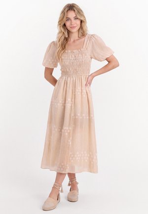 IZIA, IZIA DRESS - Hverdagskjole - beige