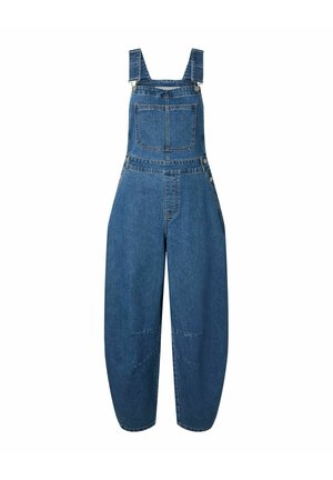 Pieces, DUNGAREES PCALICE OVERSIZE - Denimoveralls - medium blue denim