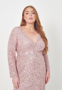 BEAUUT EMBELLISHED SEQUINS - Galajurk - frosted pink