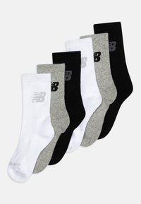 New Balance - CUSHIONED CREW UNISEX 6 PACK - Nogavice - grey/white/black Miniaturna slika 1