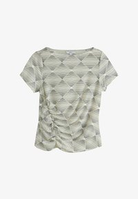 Sélectionné, ecru geo print