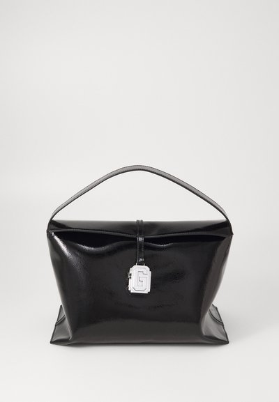 GCDS MEGA COMMA BAG UNISEX - Käsilaukku - black