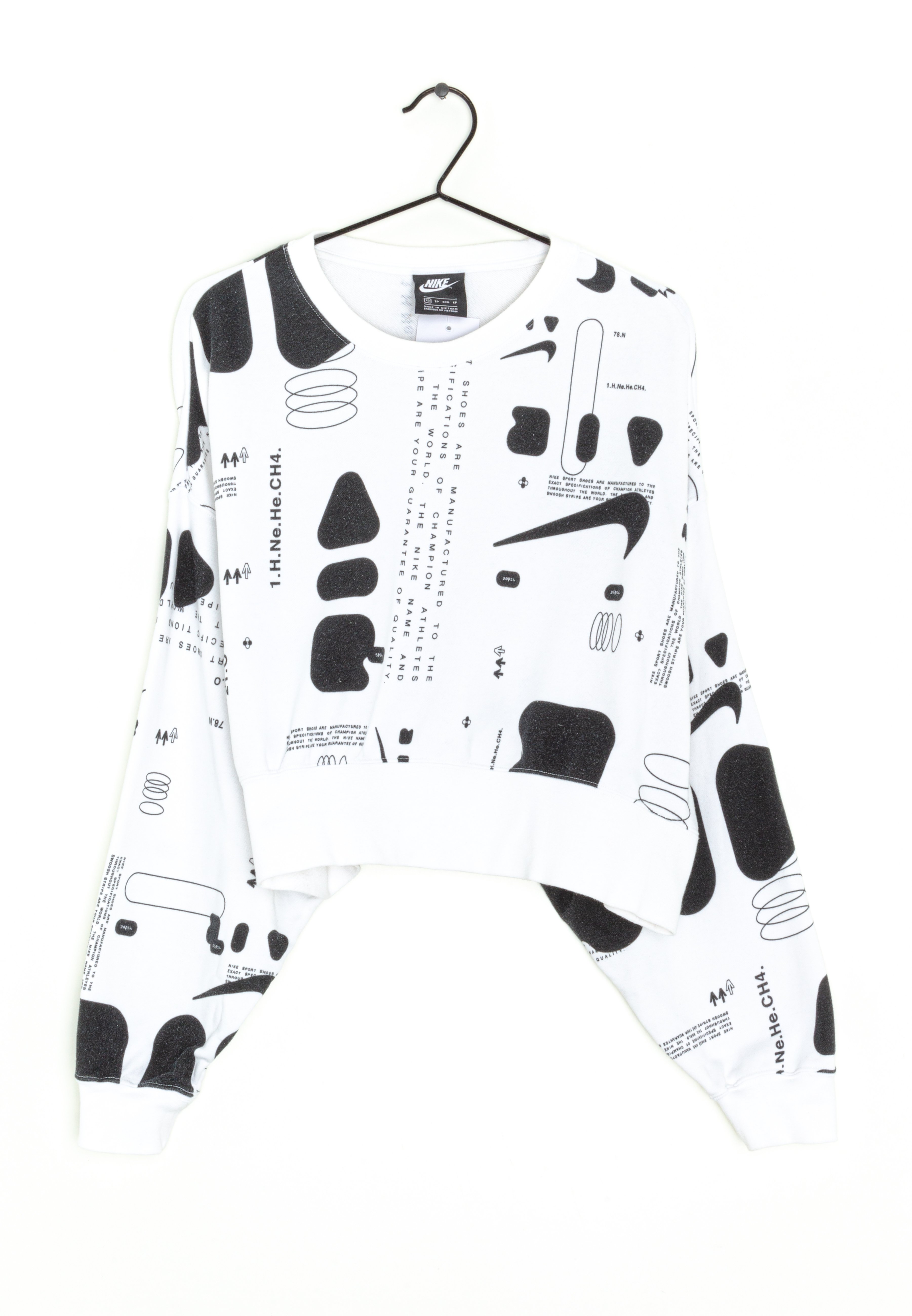 women's nike air crop crew sweatshirt