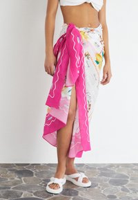 Seafolly - WISHYOUWEREHERE SARONG - Strandaccessoar  - fuchsia rose Miniatyrbild 1