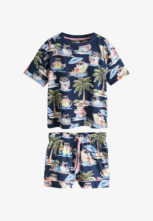 Next, SET - Pyjama - navy chipmunk