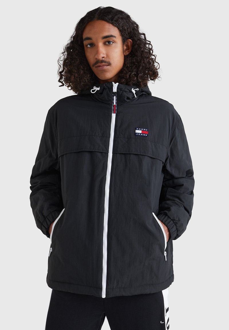 Tommy Jeans PADDED SOLID CHICAGO Light jacket black Zalando.ie