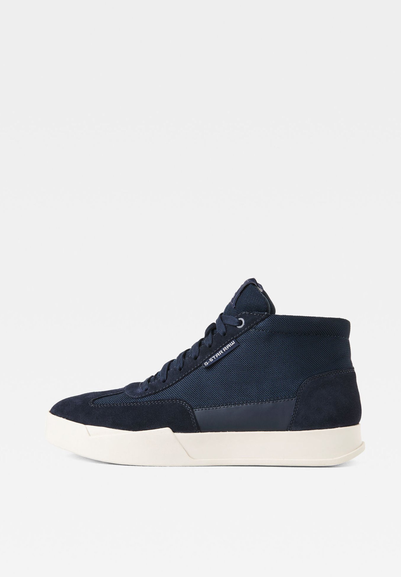 G-Star RACKAM DOMMIC - Baskets montantes - dk saru blue/bleu - ZALANDO.FR