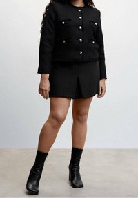 Mango Chaqueta fina - black