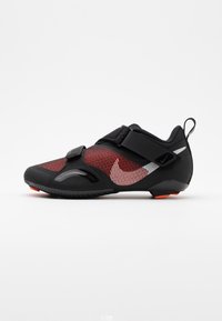 NIKE SUPERREP CYCLE - Sapatos de ciclismo - black/metallic silver/hyper crimson