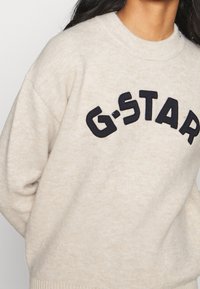 G-STAR Stickad tröja - beige