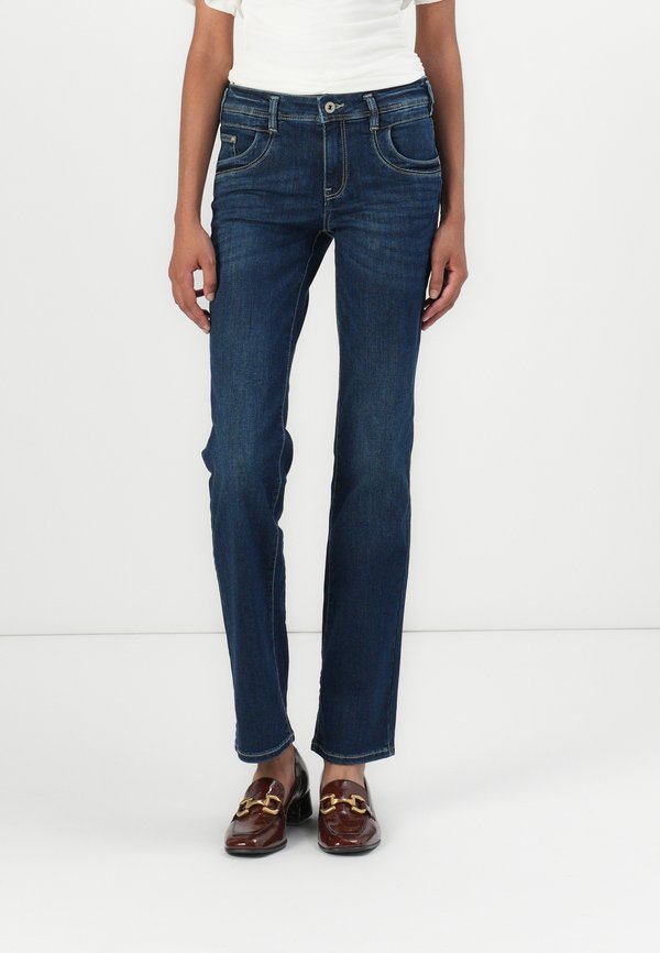 ALEXA - Straight leg jeans - dark stone wash denim