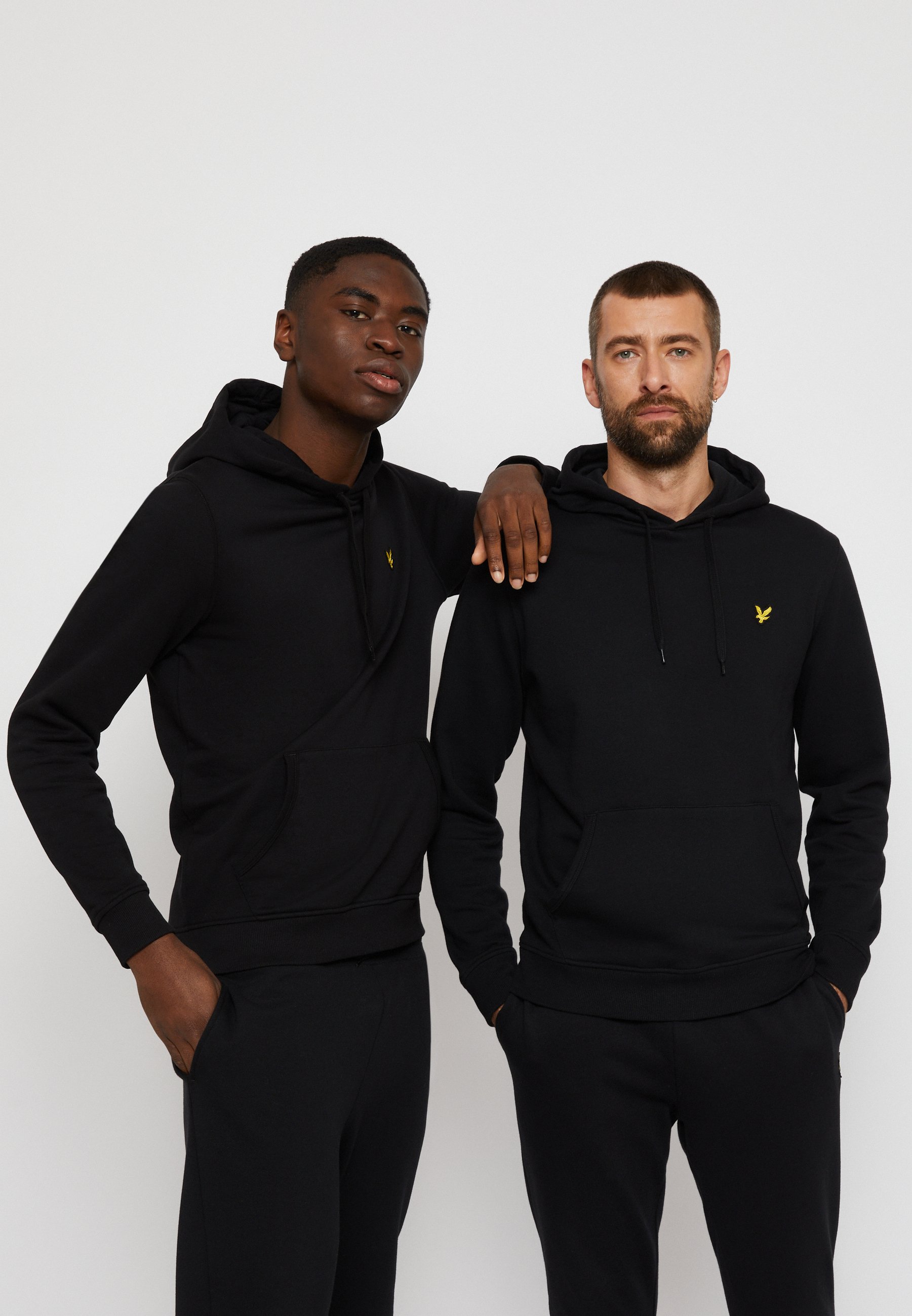 lyle and scott hoodie zwart