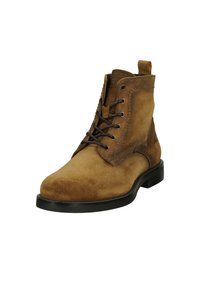 camel active Lace-up ankle boots - cognac