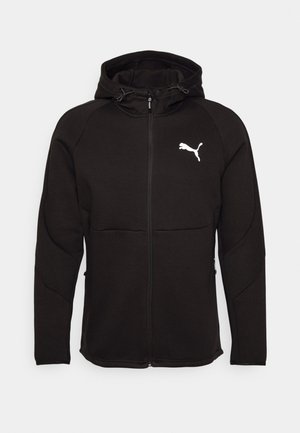 EVOSTRIPE FULL ZIP HOODIE  - Sweatjacke - black